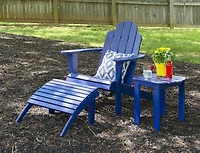 Chaise d'Extérieur Adirondack Bleue