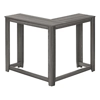 Monarch Specialties Table D'appoint, Console, Entrée, Étroit, Coin, Salon, Chambre À Coucher, Stratifié, Gris, Contemporain, Moderne
