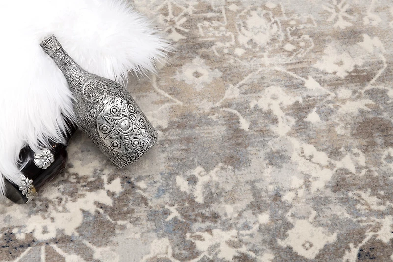 Rug Branch Havana Collection Tapis traditionnel en détresse.