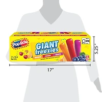Popsicle Giant Freezies - Orange, Cherry, Grape - 27 x 150 ml, 27 x 150 ml