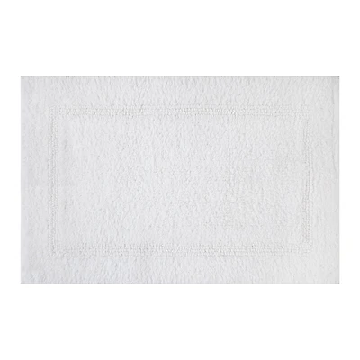 Tapis de bain réversible en coton Better Homes & Gardens, blanc arctique, 43 x 61 cm