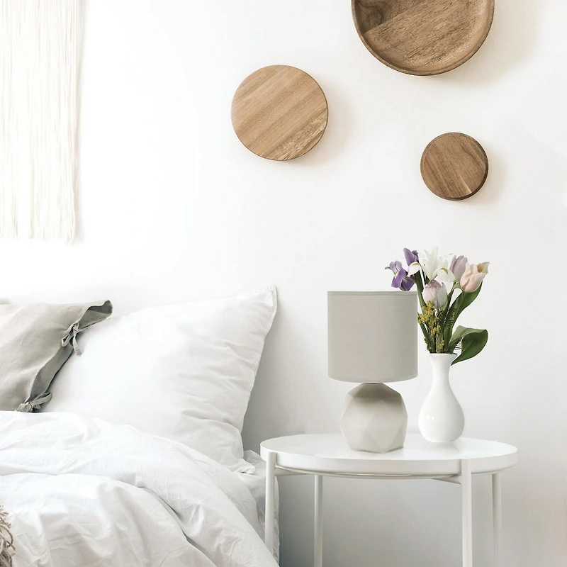 Simple Designs Geometric Concrete Lamp