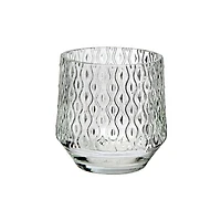 Bougeoir En Verre Rond (Deco) - Ensemble De 4