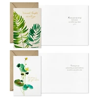 Assortiment de cartes de condoléances Hallmark, Motif floral et feuillage