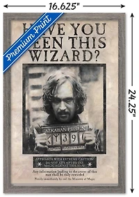 The Wizarding World: Harry Potter - Sirius Black Wanted Poster Wall Poster, 22.375" x 34"