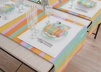 Stripes Paper Tablecloth, 54in x 84in