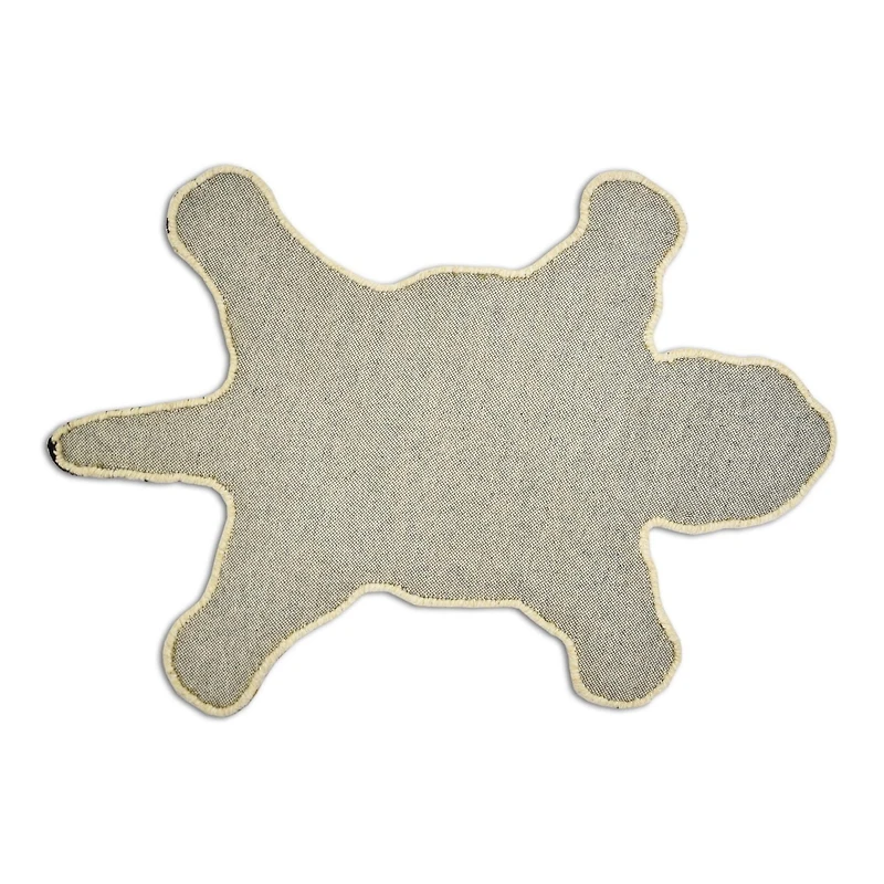 Tapis de chiffon touffeté à la main imprimé animal Fabstyles pour salon, couloir, patio