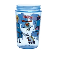 Nûby™ Thirsty Kids™ No-Spill™ Toddler Plastic Super Sipper Sip-it  - Robots, Pack of 1, 14 oz/420 mL