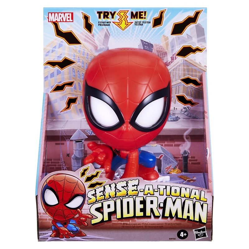 Marvel Sense-A-Tional Spider-Man, figurine électronique - Version anglaise SM FIGURINE ÉLECTRONIQUE ANGLAISE
