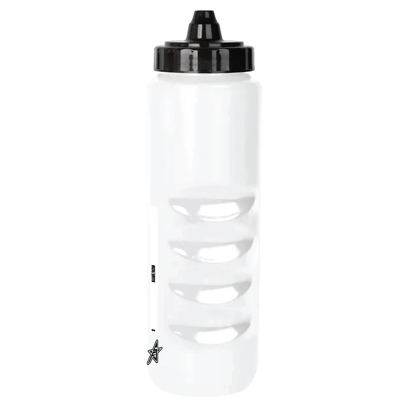 La bouteille d'eau Future Stars 1000 mL avec valve de jet à libération de pression Blanc ou transparent