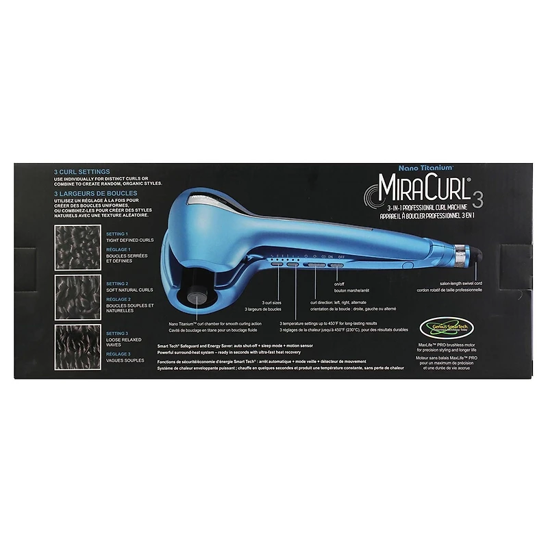 BaByliss Pro Nano Titanium MiraCurl3 Curling Iron