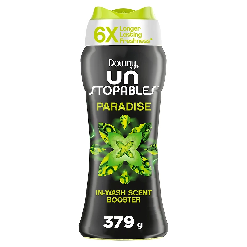 Downy Unstopables In Wash Scent Booster Beads, Paradise Scent, Laundry Beads for Odour Protection, Downy Scent Booster Beads, Laundry Scent Boosters, 379G