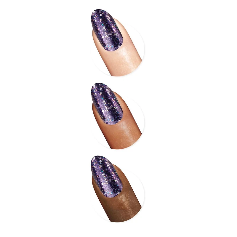 Insta-Dri® Nail Polish, 3-in-1 formula with built-in base and top coat. 1 Stroke, 1 Coat Done. Dries in 60 seconds