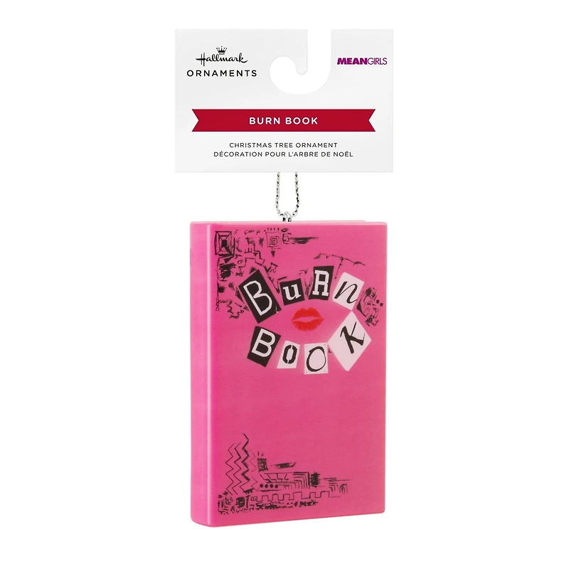 Hallmark Christmas Ornament (Mean Girls Burn Book Shatterproof)