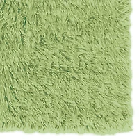 Tapis Nouveau Flokati 1400 gr de 5' x 8', Vert Citron