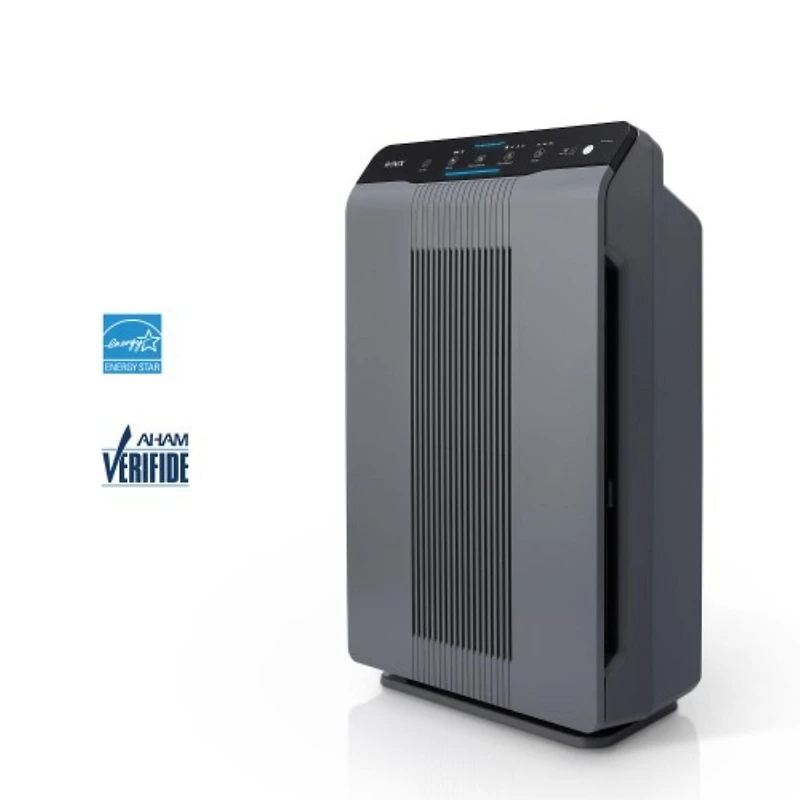 Purificateur d'air WINIX 5300-2 pour grande pièce jusqu'à 1740 pi² en 1 heure avec moniteur de qualité de l'air, True HEPA, filtre à charbon et mode automatique, capture les allergies aux animaux, la