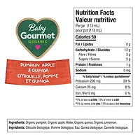 Baby Gourmet Organic Jar Pumpkin Apple Quinoa 113ml