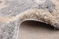 ECARPET Trellis Frieze Area Rug Fluffy Carpet for Bedroom, Ultra Soft & Plush Annica Collection