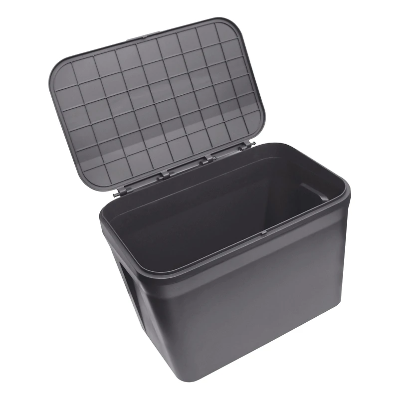 Tierra Verde Multi-Purpose Storage Box with Scoop – Charcoal Deck & Salt Storage