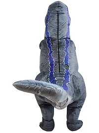 Jurassic World Blue Velociraptor Inflatable Costume for Adults by Rubies, Unisex
