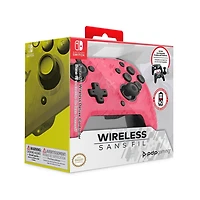 PDP Faceoff™ Wireless Deluxe Controller: Pink Camo Nintendo Switch