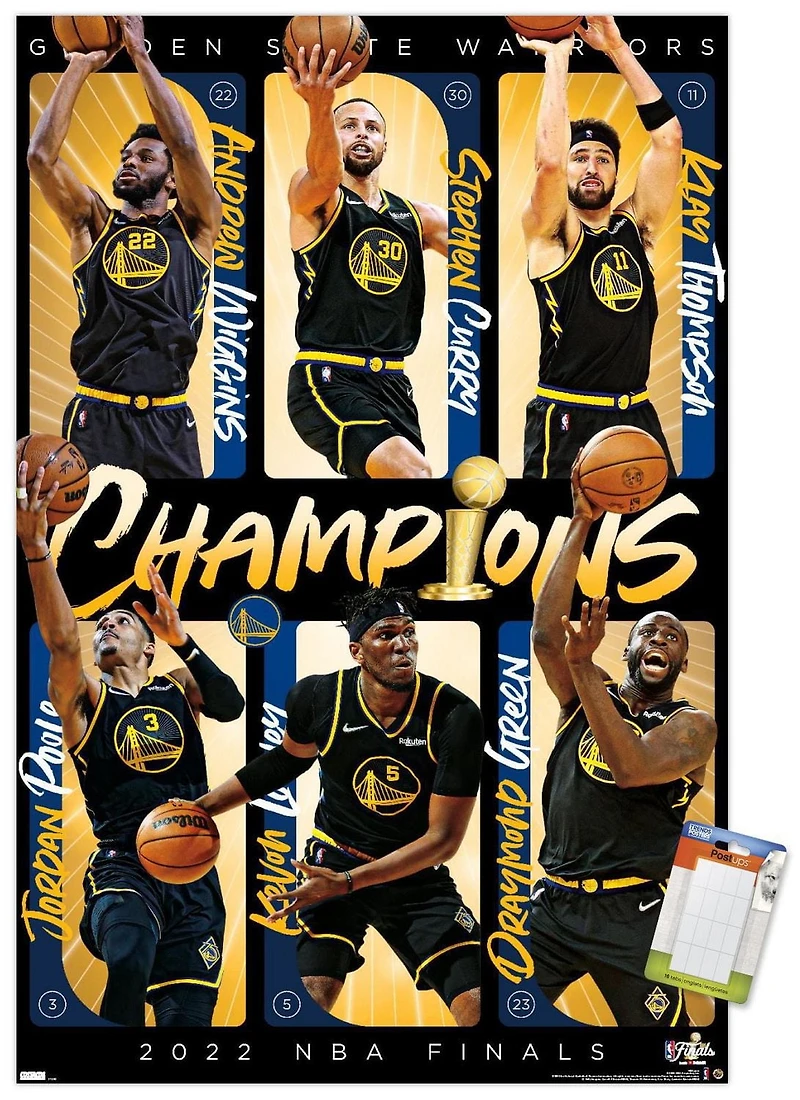NBA Golden State Warriors - Champions de la finale NBA 2022