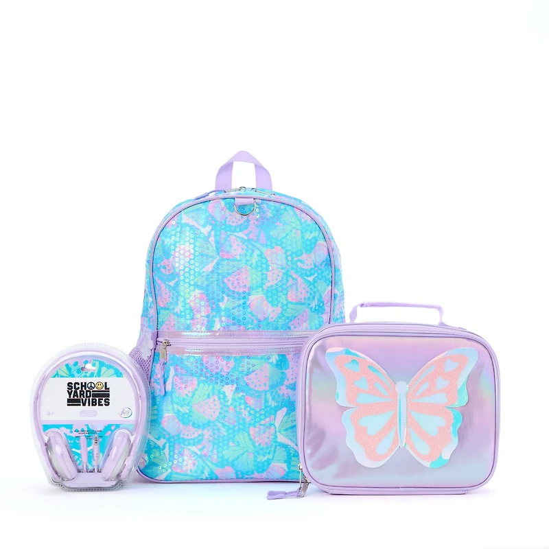 School Yard Vibes Dreamy Butterfly Backpack Set, School Yard Vibes Dreamy Butterfly Backpack Set