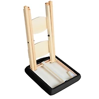 Master Massage Wooden Folding Massage Stool, Black