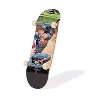 Tech Deck, Ultra DLX Fingerboard 4-Pack, DC Superman Skateboards, Collectible and Customizable Mini Skateboards, Kids Toys for Ages 6 and up
