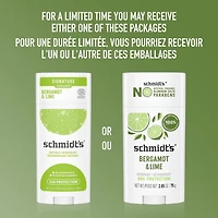 Schmidt's  Bergamot & Lime Natural Origin Deodorant, 75 g Deodorant