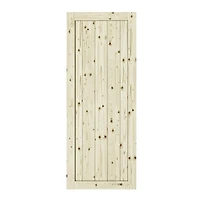 Wood & Hart 42" Rustic Porte de Grange en Pin Noueux
