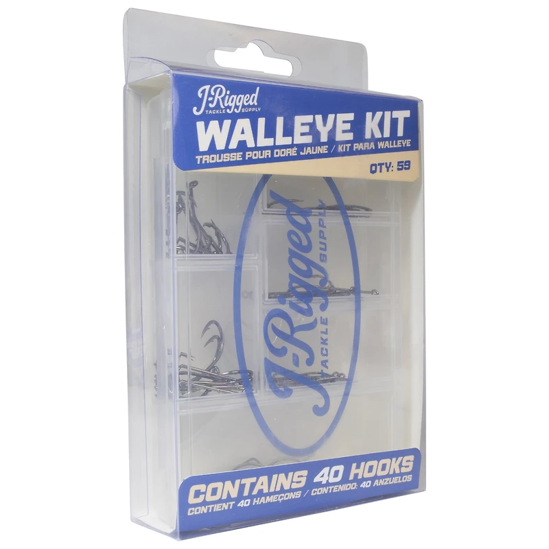 J-Rigged Tackle Supply Assortiment d'hameçons - Doré