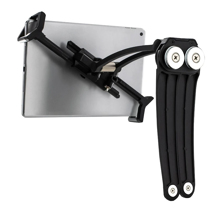 Support de tablette CTA Digital Multi-Flex de sécurité 2-en-1 de et support mural magnétique pour tablettes de 17.8 cm (7 pouces) à 35.6 cm (14 pouces) - Noir