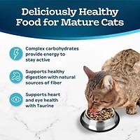 Tastefuls Mature Chicken & Brown Rice Natural Dry Cat Food, 0.9kg