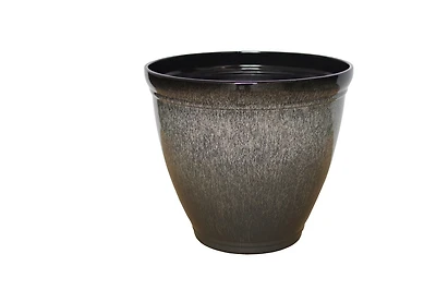 hometrends/ 14.5 inch Gradient Planter/Grey, 14.7in x 14.7in x 12.98in
