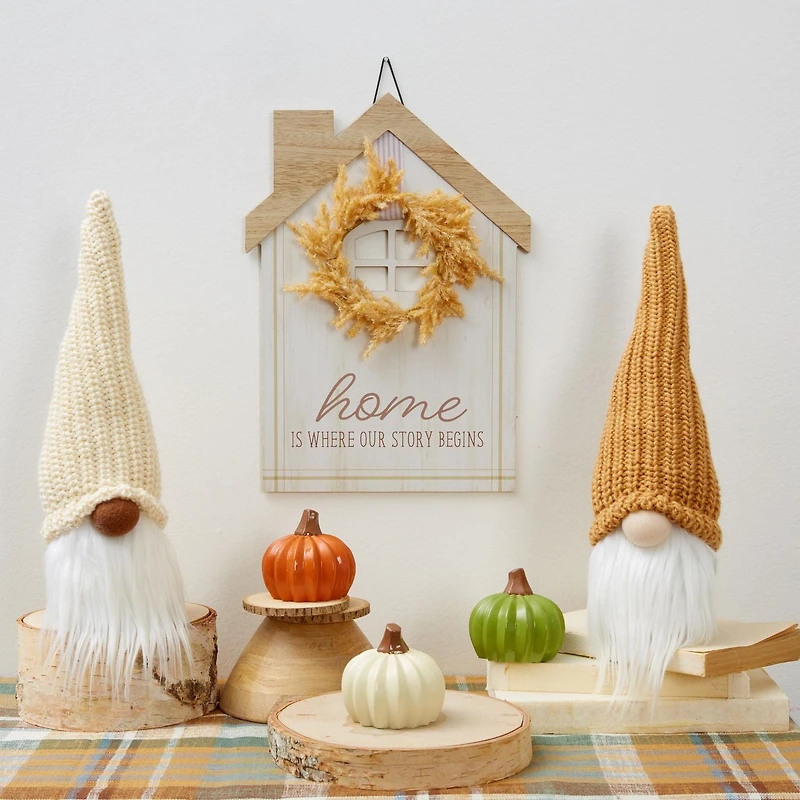 Way To Celebrate Cream Hat Gnome, 8 Inch