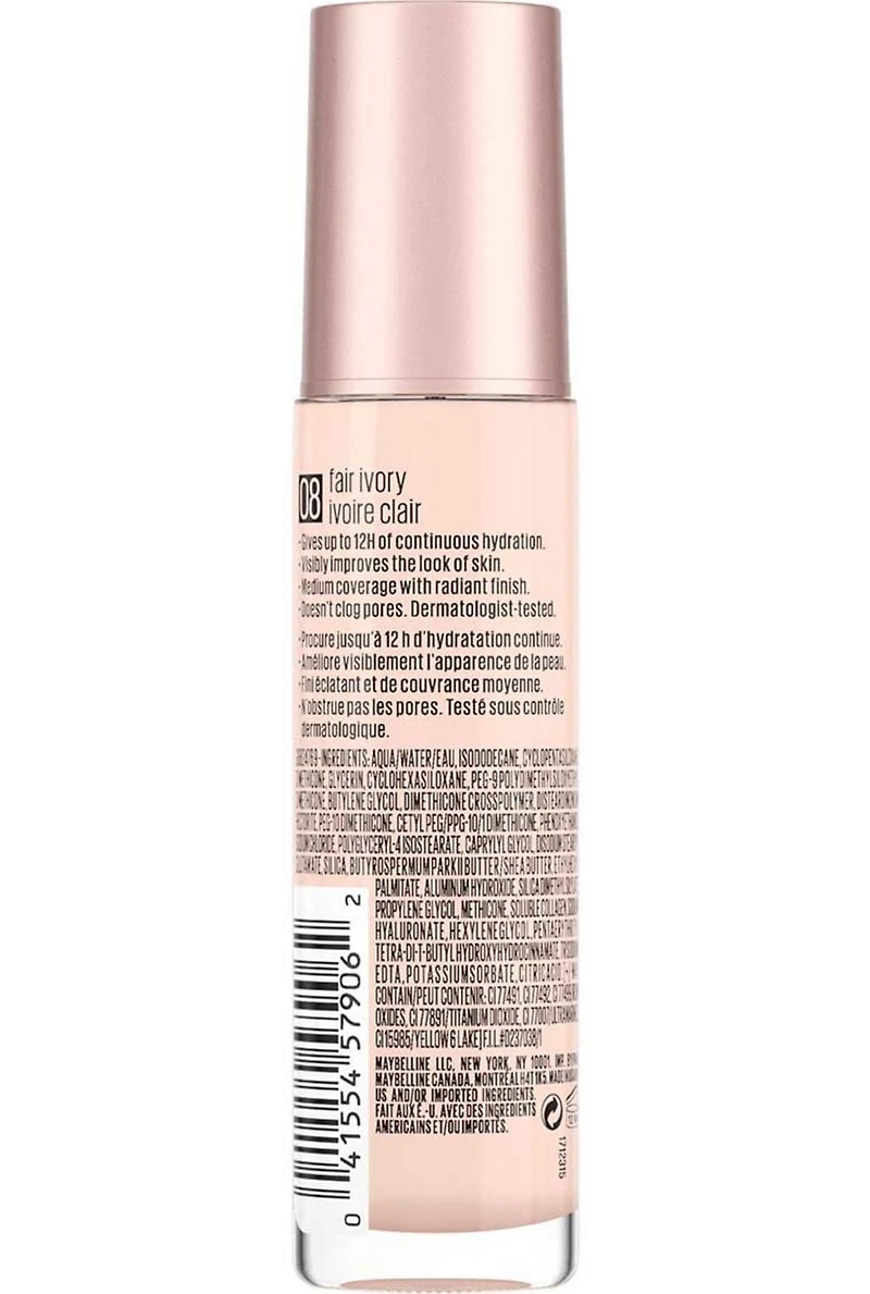 Radiant Liquid Medium Coverage Hydrating Foundation, Coverage foundation for normal to dry skin