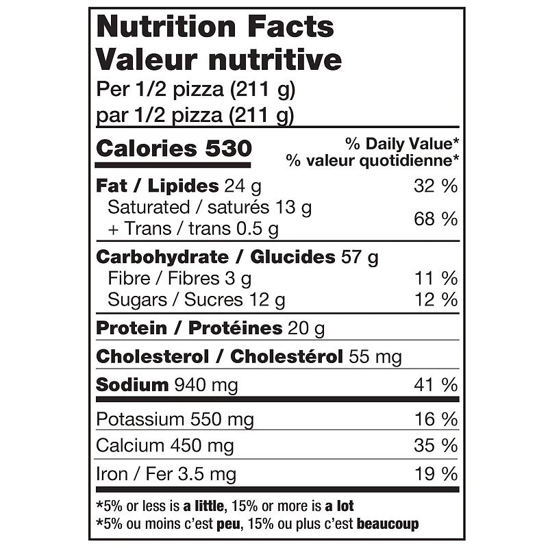 Pizza multi-services à 5 fromages à croûte mince Red Baron Pizza multi-services à 5 fromages à croûte mince Red Baron