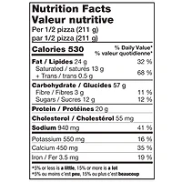 Pizza multi-services à 5 fromages à croûte mince Red Baron Pizza multi-services à 5 fromages à croûte mince Red Baron