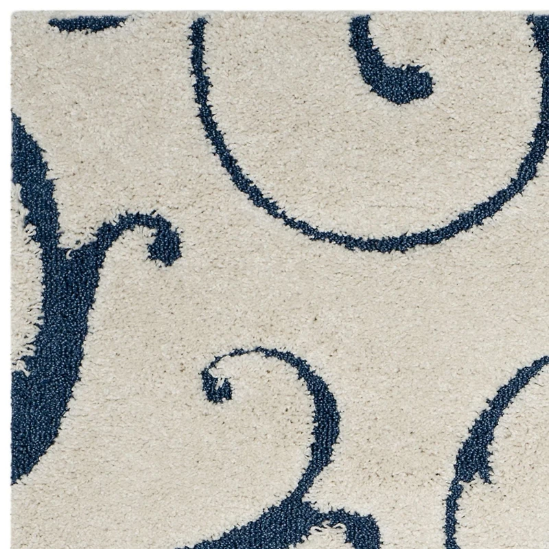 SAFAVIEH Florida Douglas Tapis Vignes Florales Shag