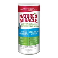 Nature's Miracle Poudre Désodorisante pour Litière, Formule de Contrôle des Odeurs de Chats, 567g