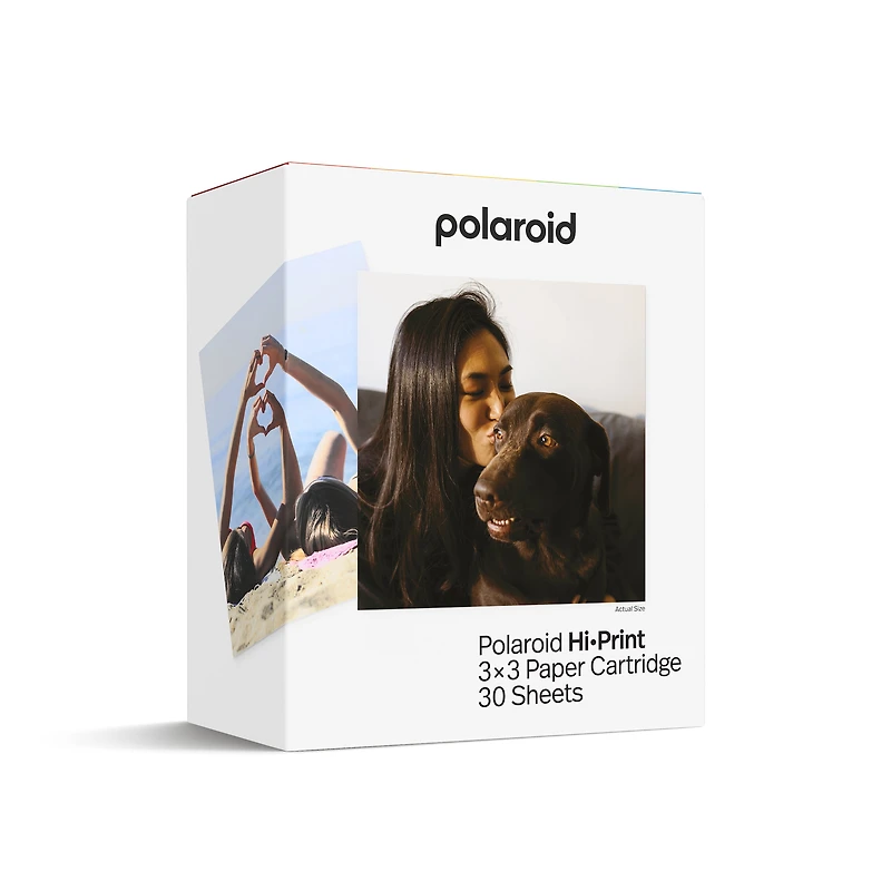 Cartouche de papier Polaroid Hi-Print 3x3 - 30 feuilles