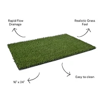 ZorbiPad Replacement Indoor Dog Potty Grass Turf, 16" x 24"