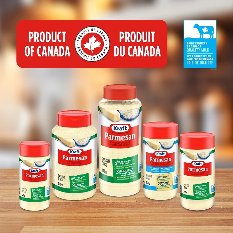 Kraft Fromage parmesan râpé 0.250KG