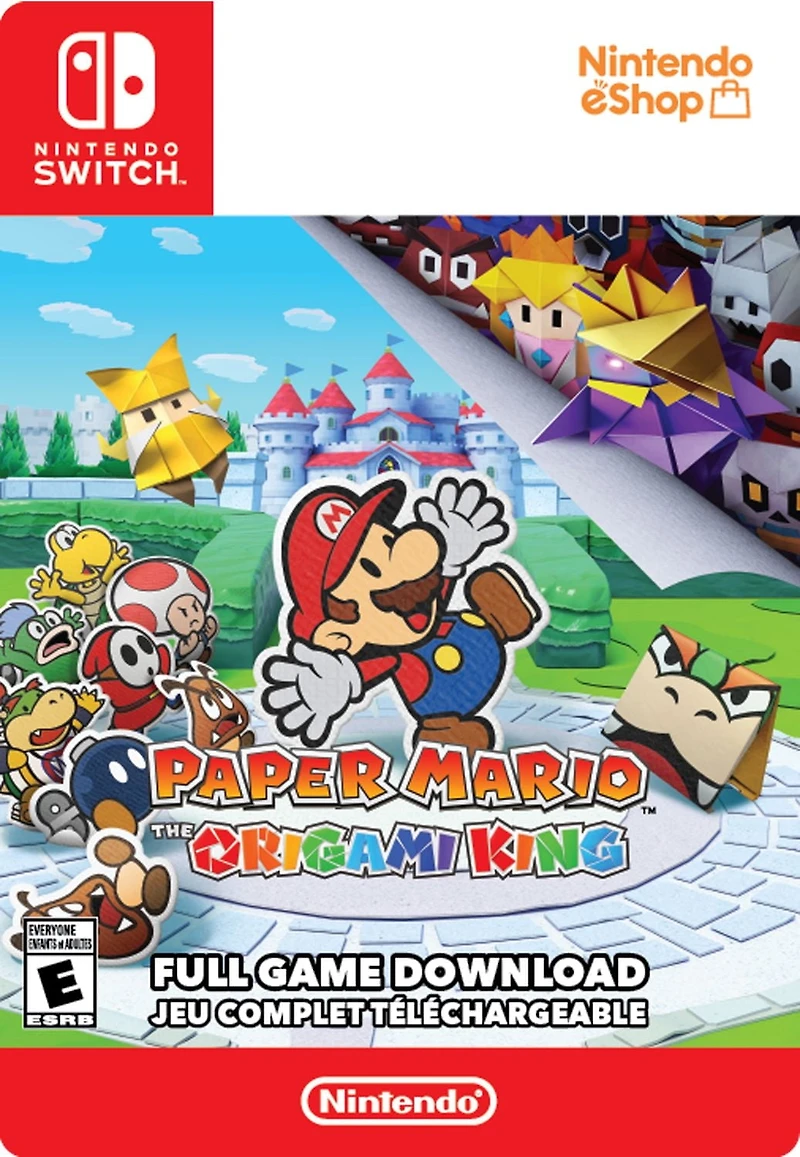 Paper Mario™, le Roi de l'Origami - Nintendo Switch [Code Numérique]