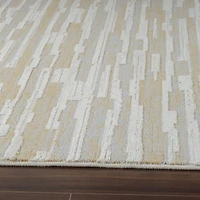 Rug Branch Nomad Abstract Indoor Area Rug, Beige Brown, Modern - Living Room, Bedroom, Dining Room, and Kitchen