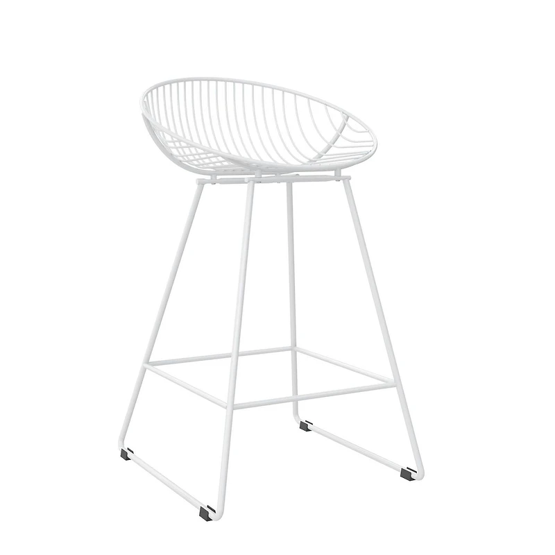 Tabouret de comptoir en treillis métallique Ellis CosmoLiving