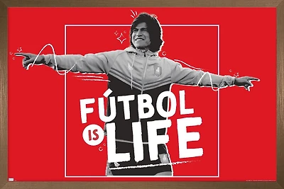 Ted Lasso - Futbol is Life Wall Poster, 22.375" x 34"