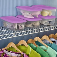 Sterilite Ensemble de (5) Boîtes 5.7 litres - Violet