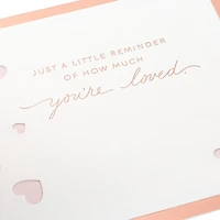 Carte Signature d'amour – Paper Wonder de Hallmark – Cœurs « Love you » (Carte de la Saint-Valentin, carte d'anniversaire ou carte de fête)